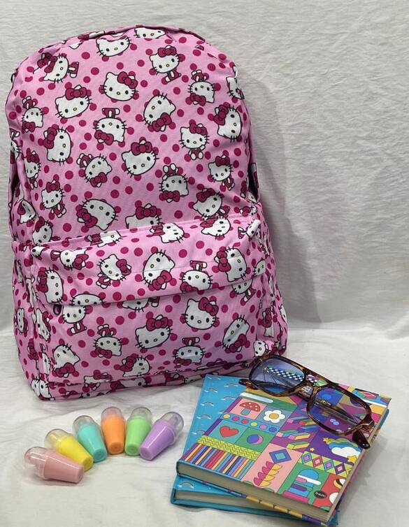 Toptan Baskılı Kalite Astarlı Figürlü Kalite Sırt Çantası 