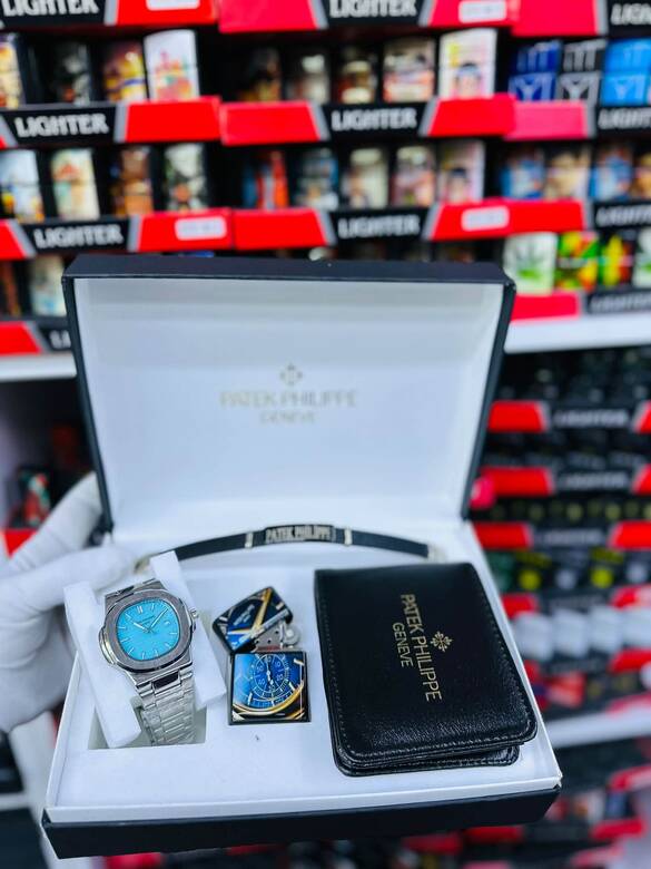 Toptan Kutulu PATEK Philippe Erkek Saat Takım Setleri