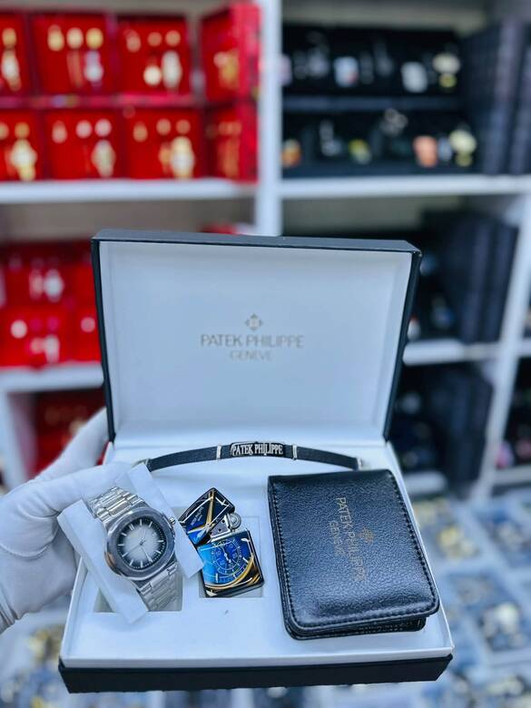 Toptan Kutulu PATEK Philippe Erkek Saat Takım Setleri