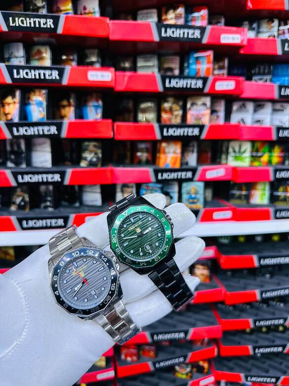 Toptan Tag HEUER Markalı Takvimli Çelik Kutulu Erkek Kol Saati