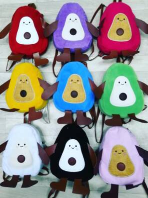 Toptan Avokado Çocuk Sırt Çantası