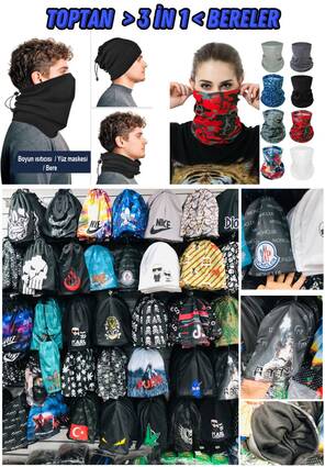 Dijital Baskılı Kışlık Boyunluk Bere