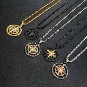 Toptan Erkek Pusula Model Kolye 