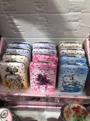 Toptan Figürlü Desenli Hediyelik Cep Aynası