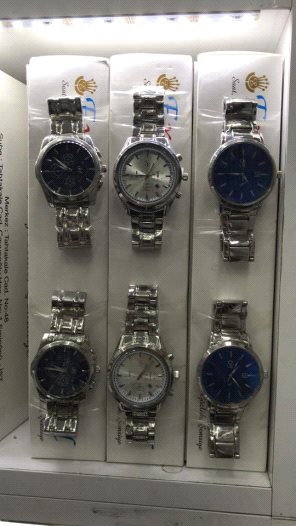 Toptan Takvimli Metal Erkek Saati