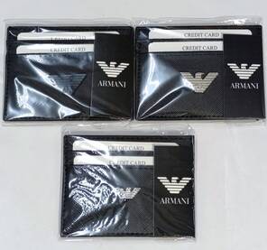 Toptan ARMANİ Metal Logo Baskılı Kartlık Cüzdan