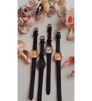 Toptan Deri Kordonlu Bayan Minimal Saat