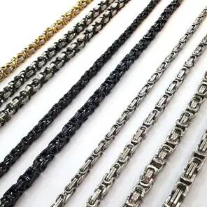 Toptan Erkek Kral Model Çelik Kolye 