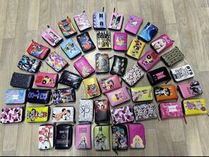 Toptan Figürlü Baskılı Çocuk Cüzdanı