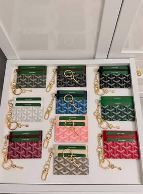 Toptan GOYARD Anahtarlık Aparatlı Bayan Kartlık Cüzdan 
