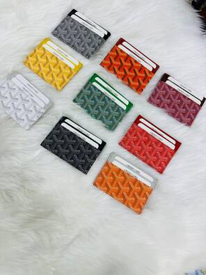 Toptan Goyard Victoria Renkli Kartlık Cüzdan