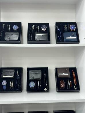 Toptan Kutulu Erkek Cüzdanlı Saat Kombin Takımı