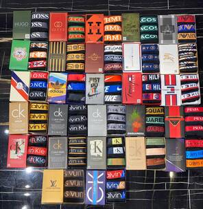 Toptan Kutulu Markalı Pamuklu Erkek 3lü Boxer İç Çamaşırı