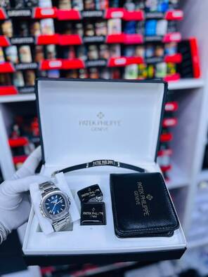Toptan Kutulu PATEK Philippe Erkek Saat Takım Setleri