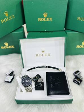 Toptan Kutulu Yazılı Çelik Saat Set Takımı