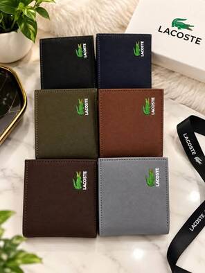 Toptan Lacoste Baskılı Lüx Para Cüzdanı 