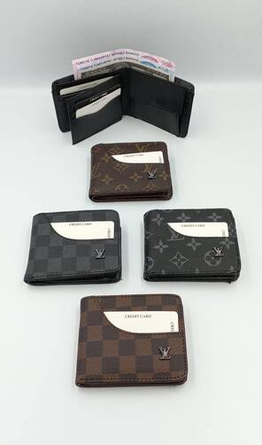 Toptan Logo Baskılı Lüx Erkek Para Cüzdanı