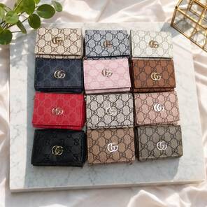 Toptan Küçük Boy Logolu Model Gucci Bayan Cüzdanı