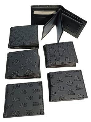 Toptan Mat Kumaş Markalı Mix Model Cüzdan 