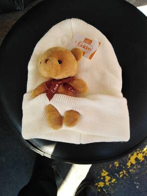 Toptan Peluş Ayıcıklı Bere