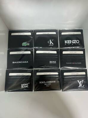 Toptan Yazılı Baskılı Kartlık Cüzdan (Mix Model)