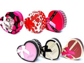 Ufak Boy Hediyelik Kalp Kutu (6Adet)