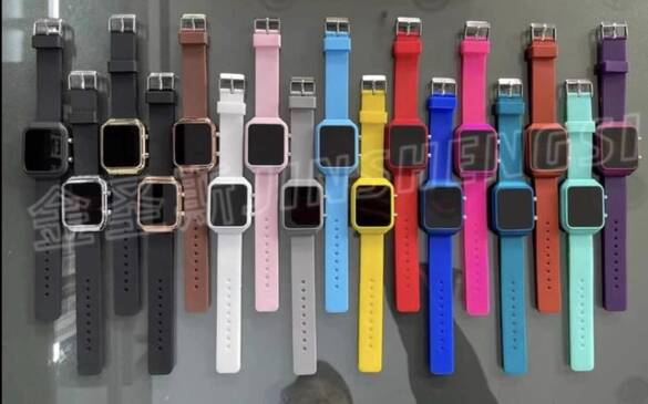 Toptan Akıllı Saat Görünümlü Kare Kasa Dijital Led Saat 