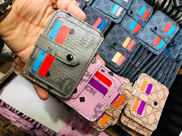 Toptan Baskılı Çıtçıtlı Yazılı Kartlık Cüzdan 