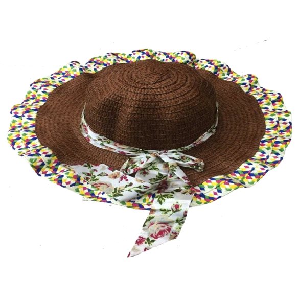 Toptan Bayan Fular ve Hasırlı şapka