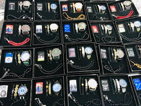 Toptan Çakmaklı Tesbihli Beşli Erkek Kombin 