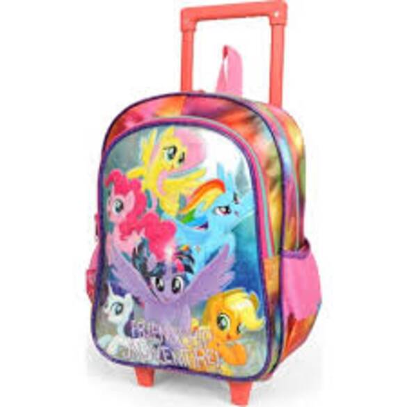 Toptan Çizgi Film Karakterli ÇekÇekli Ana Okul Çocuk Çantası