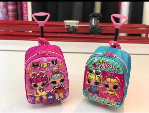 Toptan Figürlü Çocuk Anaokul Çekçek Çanta