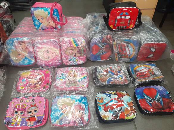 Toptan Figürlü Çocuk Okul Beslenme Çantası