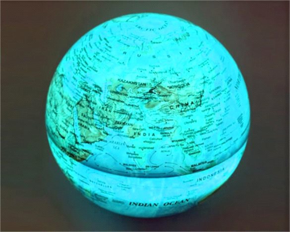 Işıklı Sihirli Dönen Dünya