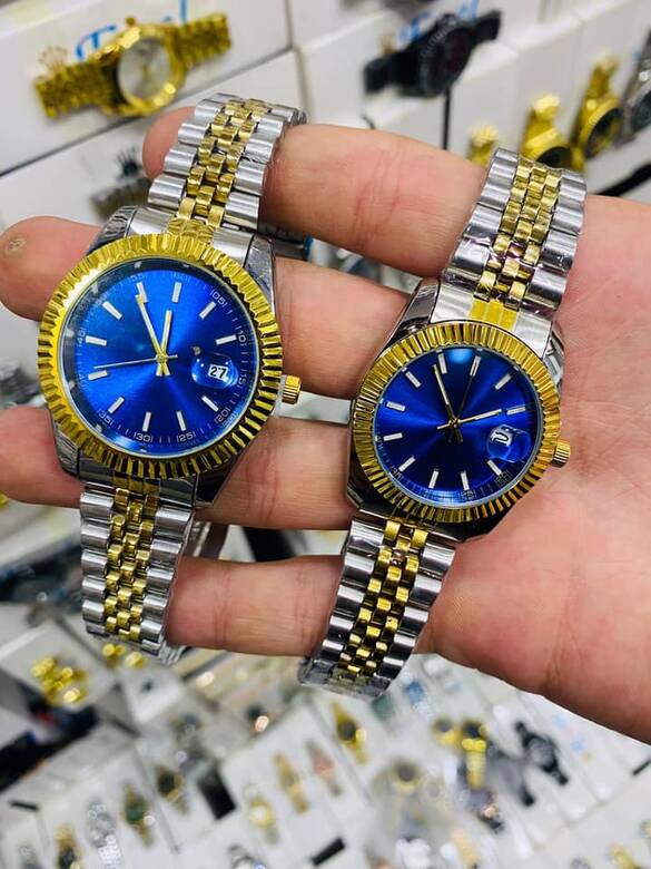 Toptan Kutulu Takvimli Kalite Metal Çift Saat 