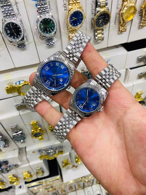 Toptan Kutulu Takvimli Kalite Metal Çift Saat 