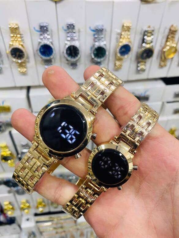 Toptan Kutulu Takvimli Kalite Metal Çift Saat 