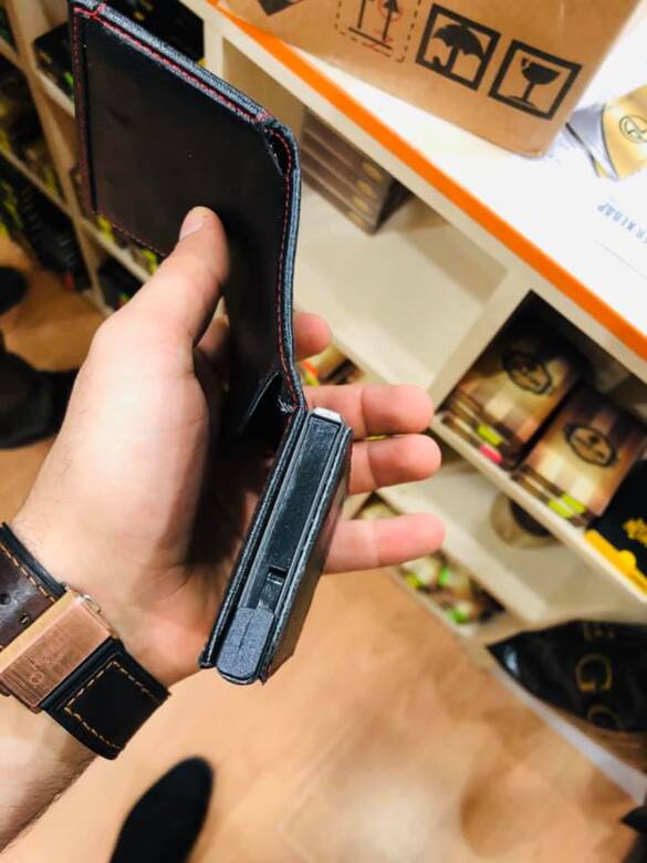 Toptan Greyzır Mekanizmalı Otomatik Kartlık Cüzdan 