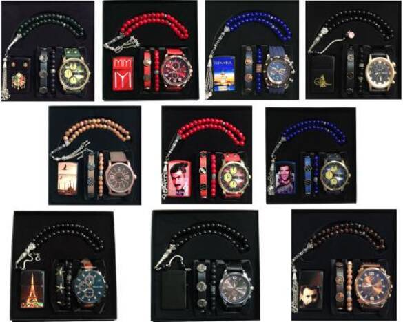 Toptan Özel Baskılı 5'Lİ Çakmaklı Erkek Kombin Takımı