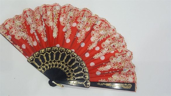 Toptan Papatya desenli yelpaze 