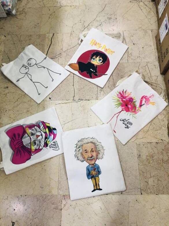 Toptan Resimli Uygun Grup Ham Bez Çanta 