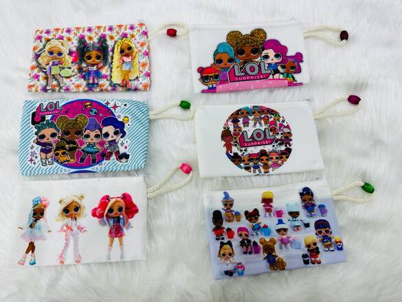 Toptan Baskılı Çocuk Kalemlik Cüzdan Mix Modeller 