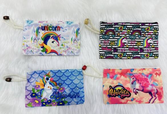 Toptan Baskılı Çocuk Kalemlik Cüzdan Mix Modeller 