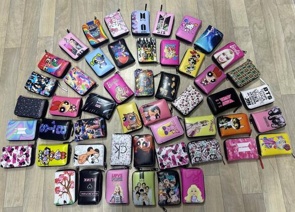 Toptan Baskılı Resimli Para Cüzdanı