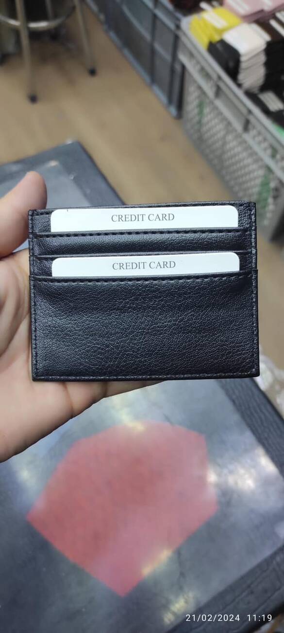 Toptan Baskıya Özel Uygun Grup Kartlık Cüzdan 