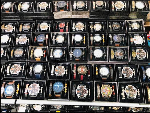 Toptan Erkek Kol Saati - Bileklik Hediyeli Kombin Saat