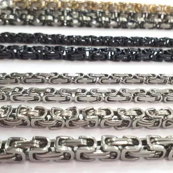 Toptan Erkek Kral Model Çelik Kolye 