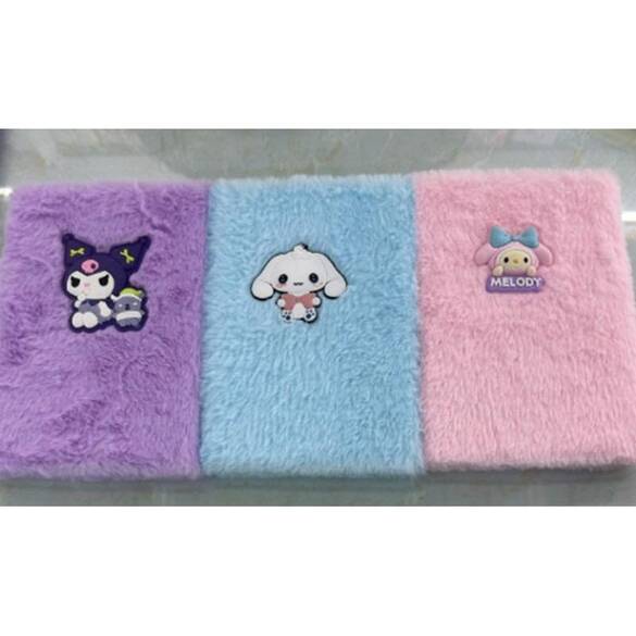 Toptan Figürlü Çocuk Peluş Defter (Karışık Mix Model)
