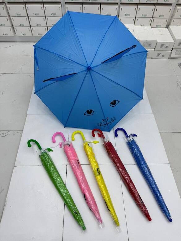 Toptan Figürlü Çocuk Şemsiye 