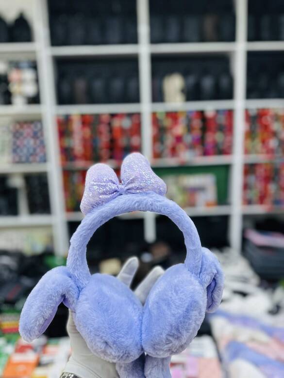 Toptan Figürlü Ses Çıkaran Çocuk Peluş Kışlık Kulaklık (Mix Model)